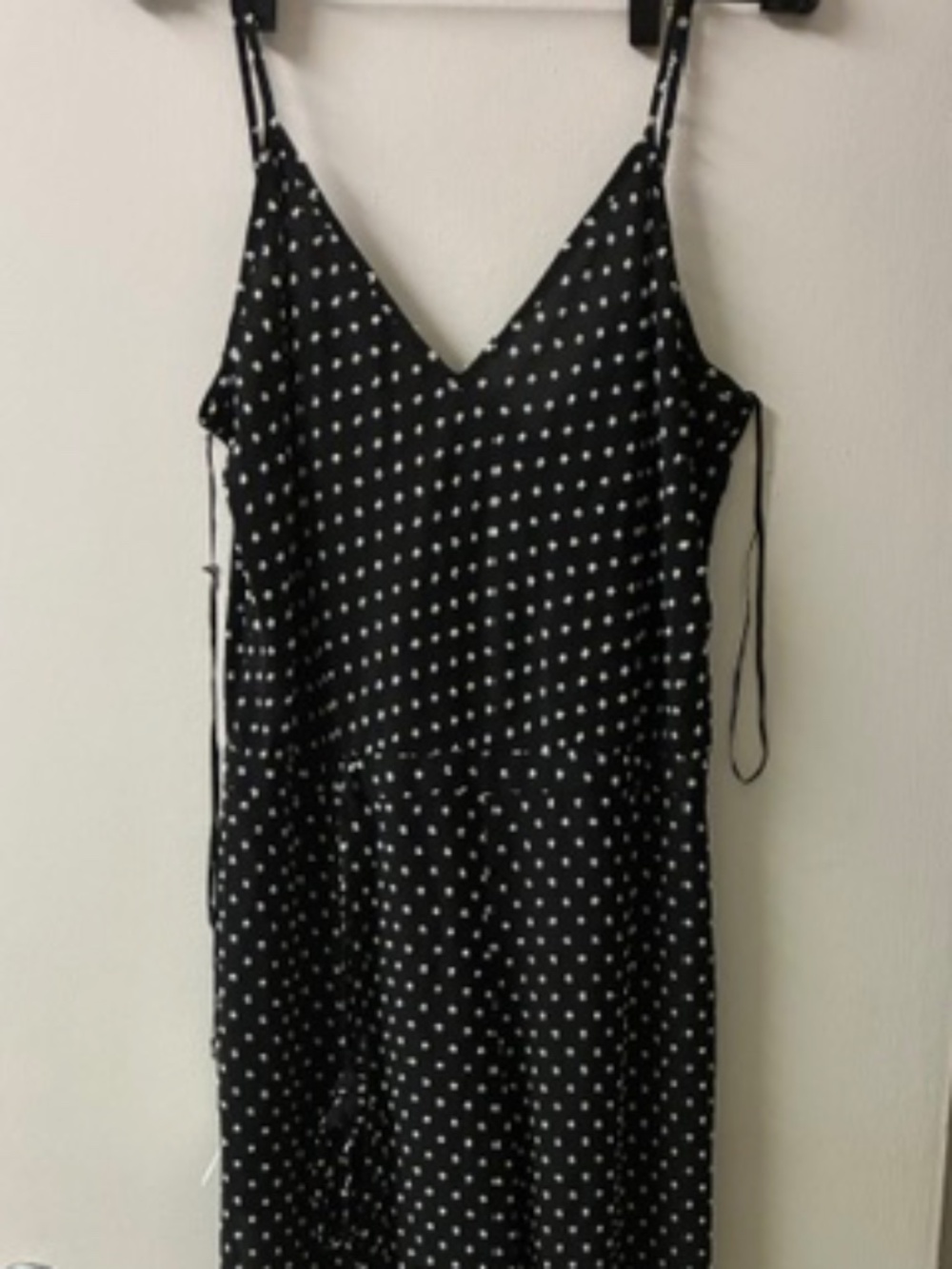 SALONI London Loretta Jumpsuit — Polka Dot Sheer, NWT